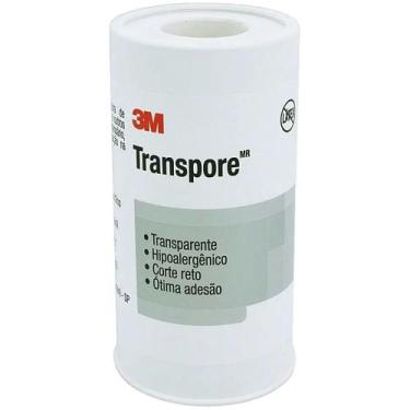Imagem de Fita Médica Transpore Solventum 1527 Transparente 10cmx4.5m - 3M