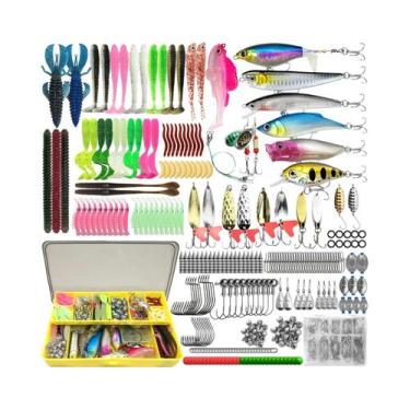 Imagem de Kit De Pesca Multi-Iscas 83/133/193/239/409 Peças Para Truta, Lúcio E 