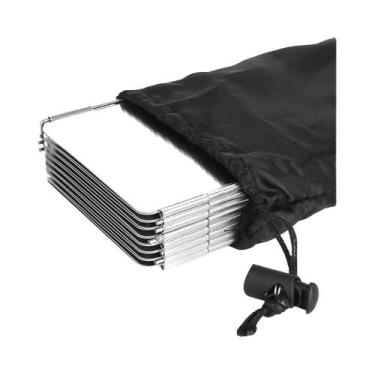 Imagem de Protetor De Vento Dobrável Leve Para Fogão De Camping, Ideal Para Cozi