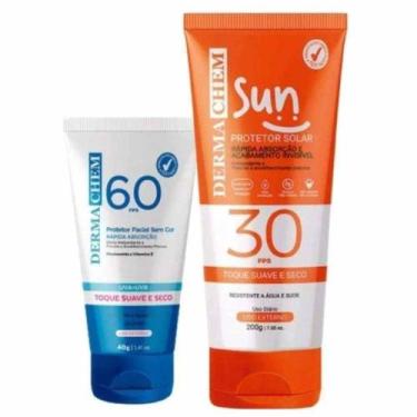 Imagem de Kit Protetor Solar FPS 30 + Facial FPS 60 - Dermachem
