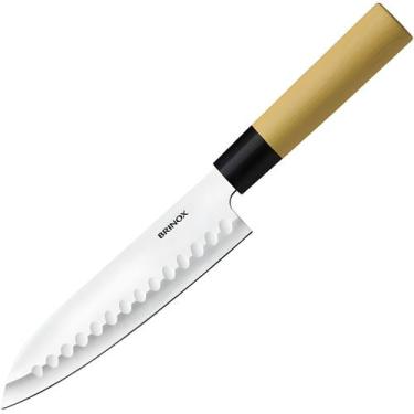 Imagem de Faca Para Peixe Inox Brinox 7 Samurai Restaurante Cozinha