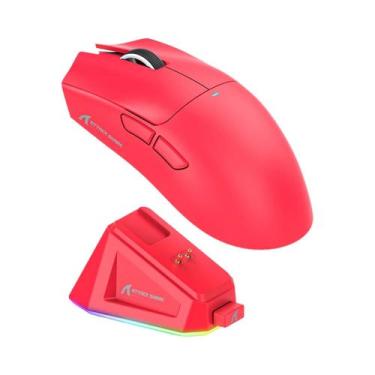 Imagem de Mouse Gamer Sem Fio RGB Attack Shark X11 Bluetooth 2.4G Com Fio Tri-Mo