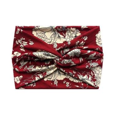 Imagem de Faixa De Cabelo Larga Torcida Boho Extra Grande Para Mulheres, Acessór