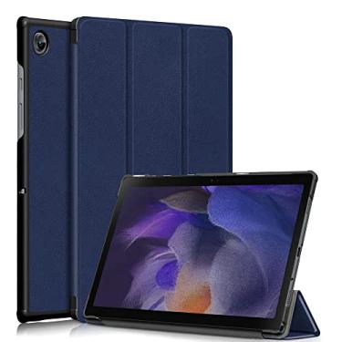 Imagem de Kepuch Couro-PU Capas Bolsas Estojos para Samsung Galaxy Tab A8 2022 SM-X207,A8 2021 SM-X205 SM-X200 - Azul