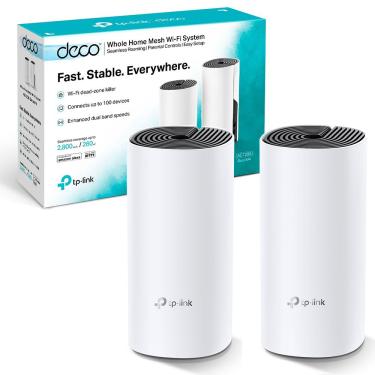 Roteador wireless Mesh Giga 1200Mbps Deco M4 Tp Link - CX 2 UN