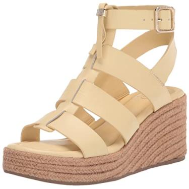 Imagem de Franco Sarto Sandália feminina com palmeiras, Limonada, 8.5