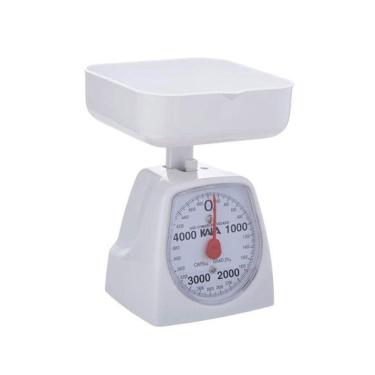 Imagem de Balança Para Cozinha 5 Kg Uso Doméstico Mecânica Branca Kala
