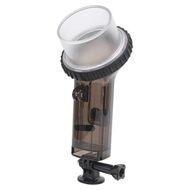 Imagem de Capa protetora de mergulho à prova d'água, câmera de ação transparente subaquática mergulho com base e parafuso, 60 metros/196,9 pés de profundidade, 98% de transmitência,