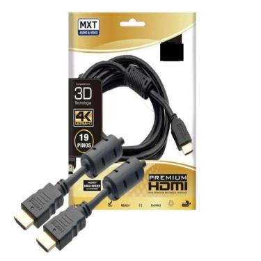 Imagem de Cabo Hdmi Com Filtro 2.0 4K Ultra Hd Premium 1,8 Metro