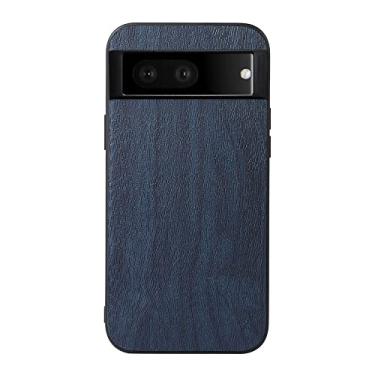 Imagem de For Google Pixel 7 5G Wood Texture PU Phone Case