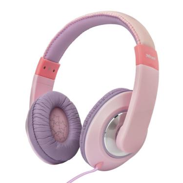 Imagem de Fone De Ouvido Trust Sonin Kids Infantil Rosa Pink