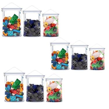 Imagem de Organizador de Brinquedos - SUPER BLOCOS 3 KITS AZUL