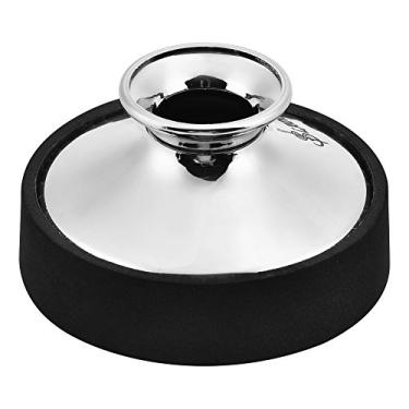 Imagem de Silenciador de saxofone alto mudo de saxofone alto leve de plástico ABS silenciador dourado prata (prata) saxofone mudo