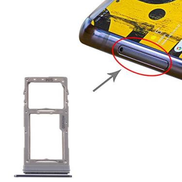 Imagem de HUANGYUNCHAO Acessórios telefônicos Bandeja para cartão SIM + bandeja para cartão Micro SD para Samsung Galaxy Note 10 Lite SM-N770 Substituição do telefone celular
