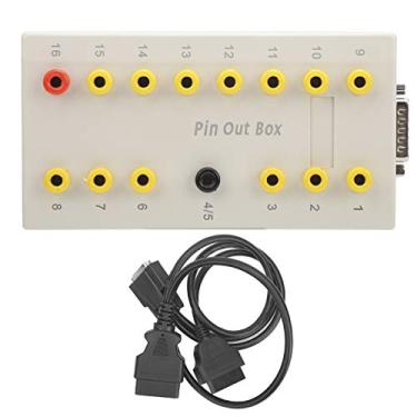 Imagem de Caixa de pinos Obd2 com kit de cabo de diagnóstico, caixa de pinos Obd2, caixa de breakout Obd2 Abs Obd2 Caixa Pin Out com kit de cabo de diagnóstico cobre todos os pontos de teste ferramenta de diagnóstico automático
