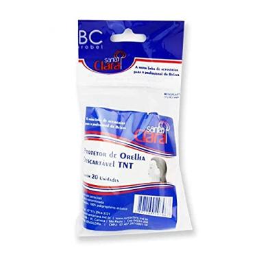 Imagem de PROTETOR DE ORELHA DESCARTÁVEL TNT BRANCO C/ 20 UNI. CÓD. 796 - SANTA CLARA