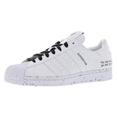 Imagem de adidas Mens Superstar Lace Up Sneakers Shoes Casual - White - Size 7 D