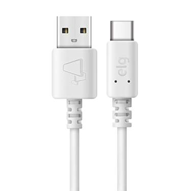 Imagem de ELG TCUSB - Cabo USB Tipo-C Branco 1m Ultra Flexível, Blindagem Extra, Filamentos em Cobre