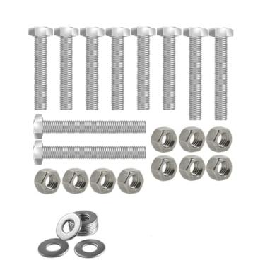 Imagem de Kit parafusos inox suporte motor compativel com CG125 1977 a 1988 ML125 Turuna125 CG Bolinha Fixação motor Chassi