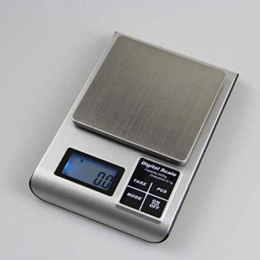 Imagem de balança digital para alimentos, balança de cozinha, mini balança eletrônica portátil, balança multifuncional com visor LCD retroiluminado, balança de cozinha