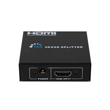 Imagem de Divisor HDMI EVUS 2 Saidas X 1 Entrada 4K 3D Ouro 1,8M C-081