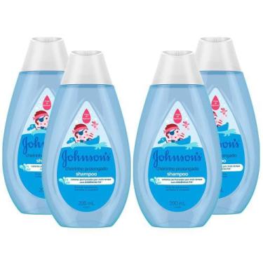 Imagem de Kit Shampoo Johnson's Baby Cheirinho Prolongado 200ml C/4 Unidades