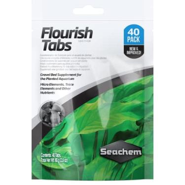 Imagem de Seachem Flourish Tabs - suplemento completo para aquários plantados - 40 comprimidos