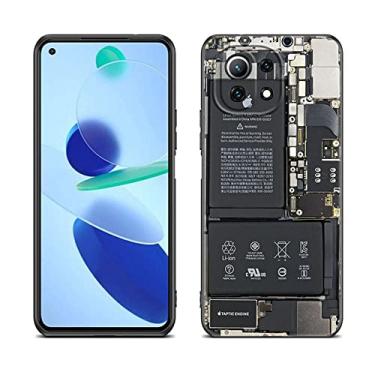 Imagem de Caso retro da placa de circuito da fita da câmera para xiaomi mi 12 12x 11i 11t pro poco x3 nfc gt f3 m3 m4 10t pro a3 11 lite ne capa preta, c10, para xiaomi mi 12