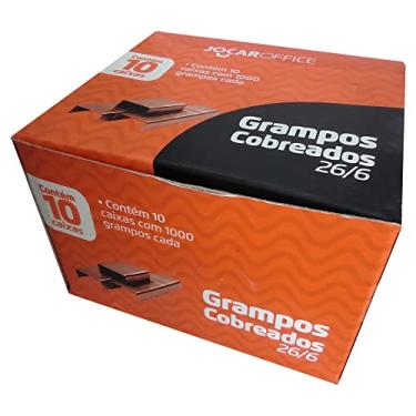 Imagem de GRAMPO PARA GRAMPEADOR 26/6 COBREADO COM 1000UN 93054 / 10CX / JOCAR