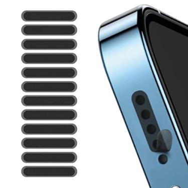 Imagem de Kit 6 Pares Película Protetora Filtro Anti Poeira e Sujeira para Auto Falante Som de Celular Smartphone Qualidade Premium Ultra Fina