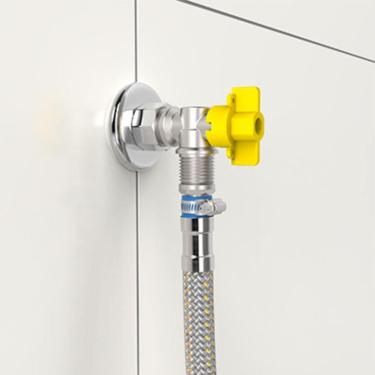 Imagem de Ligação Flexível Para Gás Espigão Blukit 3M C/ Abraçadeira