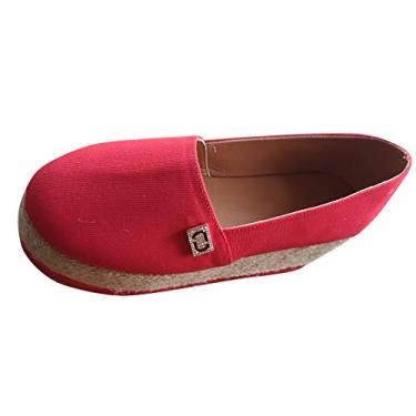 Imagem de Sandálias de plataforma para sapatos femininos chinelos de dedo do pé salto deslizante feminino multicolorido sandálias plataforma casuais femininas anabelas (vermelho, 8)