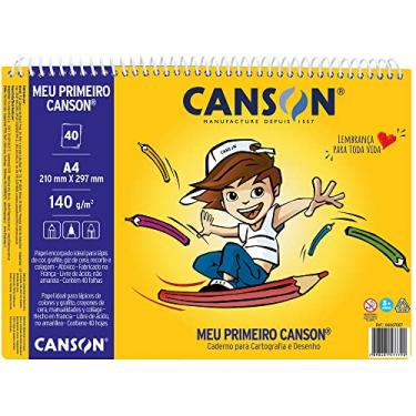 Imagem de Caderno de desenho Meu Primeiro Canson A4 com 40 folhas Canson