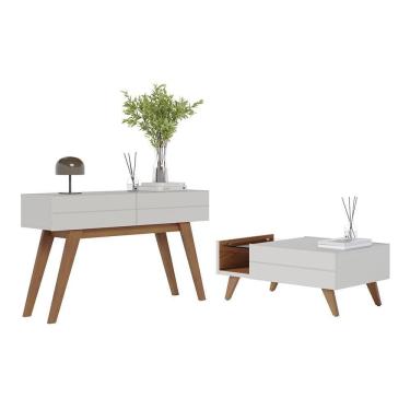 Imagem de Sala de Estar Noronha Aparador e Mesa de Centro - Colibri