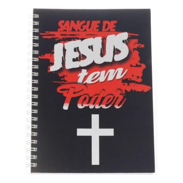 Imagem de Caderno De Anotações - Coleção Religião - Capa Dura Capa/modelo Sangue De Jesus Tem Poder