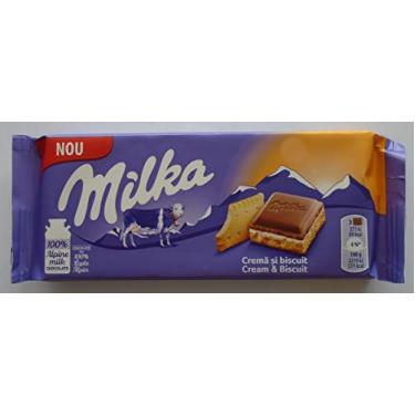 Imagem de Chocolate Milka Recheio de Leite e Biscoito 100g - Bulgária