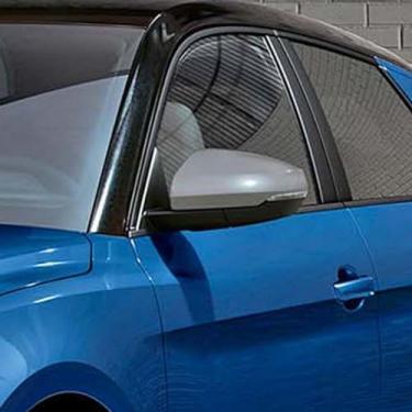 Imagem de LAVIYE Carro Retrovisor Lateral Espelho Tampa Adesivo Asa Cap Porta Exterior Vista Traseira Caso Trim Fibra de Carbono, Para Audi A1 Sportback 2019-2023