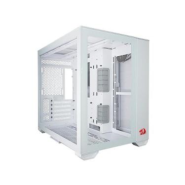 Imagem de Gabinete Gamer Lian Li O11 Dynamic Mini Redragon Edition Midtower/Lateral Vidro/2 x USB 3.0 + 1 x USB 3.1 Tipo C - Branco