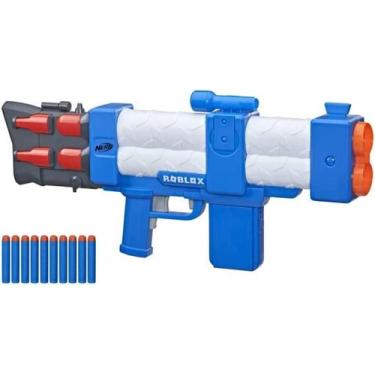 Lançador de Dardos Nerf Roblox MM2 Shark Seeker Lançador Hasbro F2489