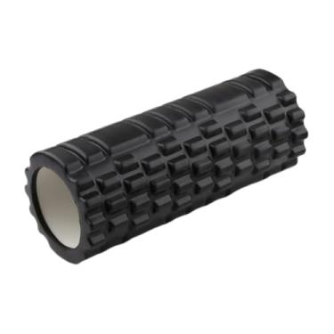 Imagem de Rolo De Liberação Miofascial Foam Roller Soltura Yoga Massagem Pilates Academia Crossfit (Preto)