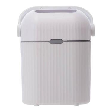 Imagem de Lixeira para Fraldas Antiodor Branca 36cm 9 Litros Buba 18041
