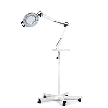 Imagem de Lupa Led Luminária Tripé E Bandeja Estek Estética Bivolt