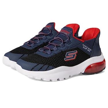 Imagem de Skechers Tênis masculino Razor Air-Hyper-Brisk, Preto/azul marinho, 11 Little Kid