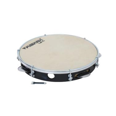 Imagem de Pandeiro Abs Preto 10" Pele Leitosa - Batimento Spanking [F108]