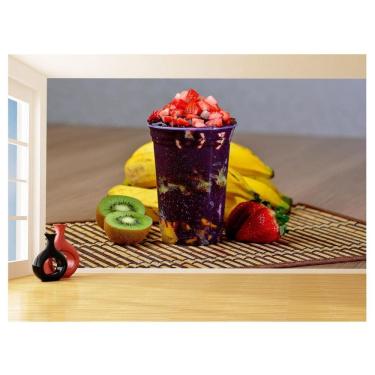 Imagem de Papel De Parede 3D Alimentos Açai No Copo Frutas 3,5M Al439