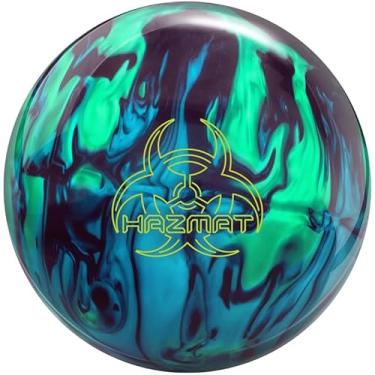 Imagem de Bowlerstore Products Bola de boliche Hammer PRE-DRILLED Hazmat - Preto/safira/Jade 6,8 kg