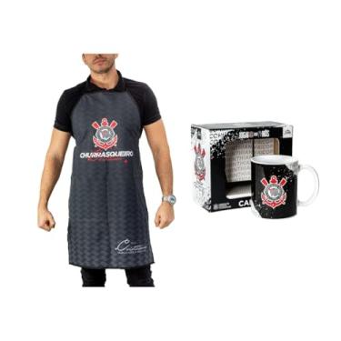 Imagem de Kit Avental e Caneca Corinthians Oficial - Sude