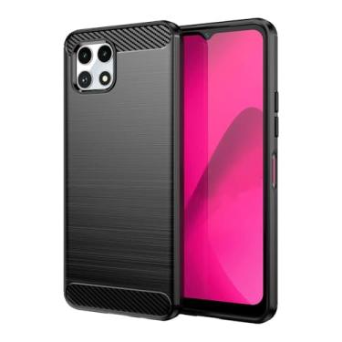 Imagem de Capas Compatível com T-Mobile T Phone 2,fino e leve,resistente a riscos,anti-impressão digital e proteção aprimorada contra quedas