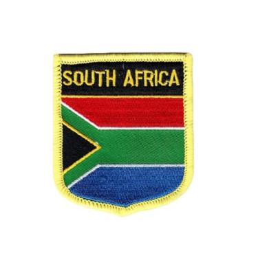 Imagem de Ruoming 1 PÇ Patch de bandeira da África do Sul, bordado a ferro ou costurado, tático, militar, nacional da África do Sul