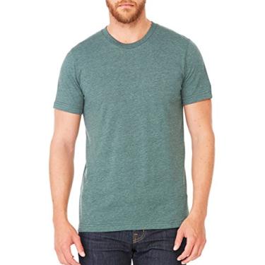 Imagem de Camiseta Bella + Canvas unissex Heather CVC (3001CVC), Heather Forest, Medium